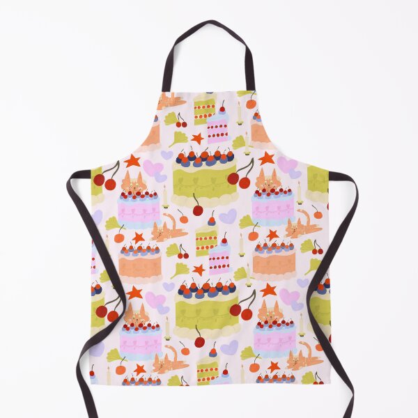 Artikelvorschau, Kirschkuchen &Katze; Was für eine Party! (Rosa) – Geburtstags-Geschenkpapier, Grußkarte entworfen und verkauft von sourplum-studio.