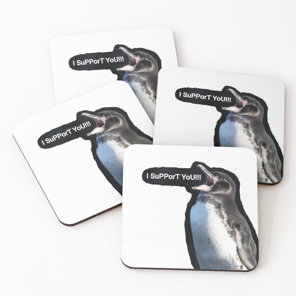 Artikelvorschau, Galapagos Penguin supports you and your efforts entworfen und verkauft von SBPenguins.