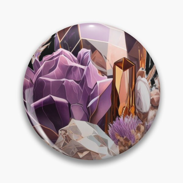 Item preview, mineral minerals bouquet mineral lover rhinestone crystal gemstone designed and sold by Aroczan.