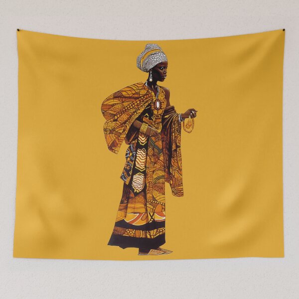 Aperçu de l'œuvre Tenue Traditionnelle Africaine créée et vendue par Luseann.