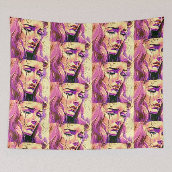 Item preview, Vintage Pulp Comic Sad Girl 18 designed and sold by heyhannaleah.