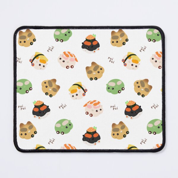 Item preview, Sushi Molcars Assorted Pui Pui Molcar Characters Toss Design - White designed and sold by BlossomCreative.