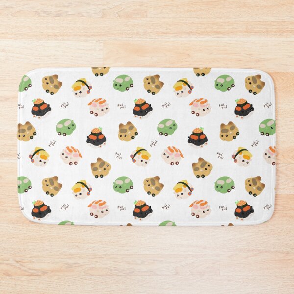 Item preview, Sushi Molcars Assorted Pui Pui Molcar Characters Toss Design - White designed and sold by BlossomCreative.
