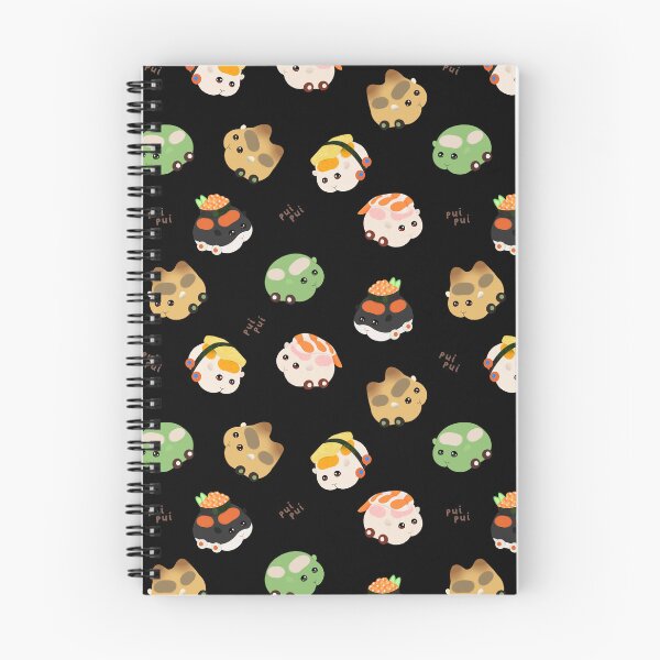 Item preview, Sushi Molcars Assorted Pui Pui Molcar Characters Toss Design - Black designed and sold by BlossomCreative.