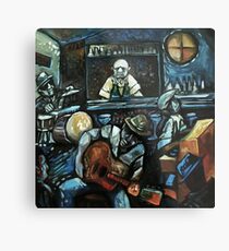 Lienzo metálico Bartender Blues