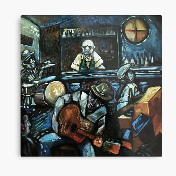 Bartender Blues Metal Print