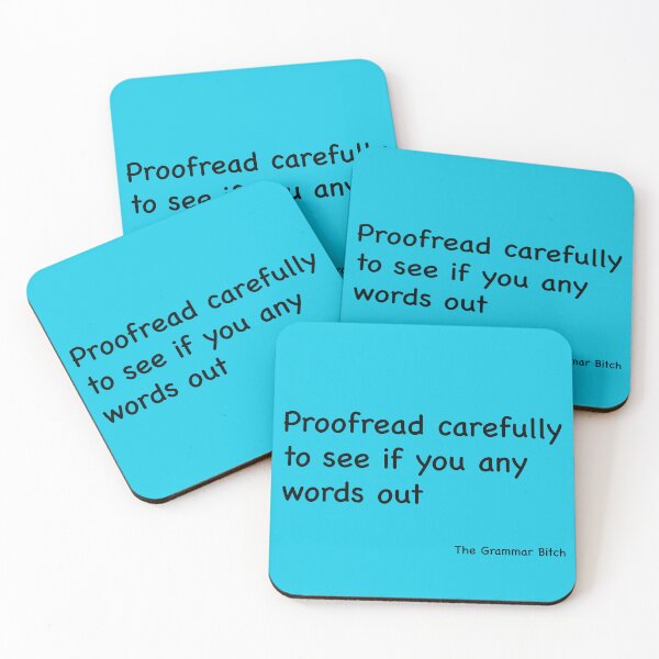 Item preview, Proofread carefully designed and sold by ClaireBillson.
