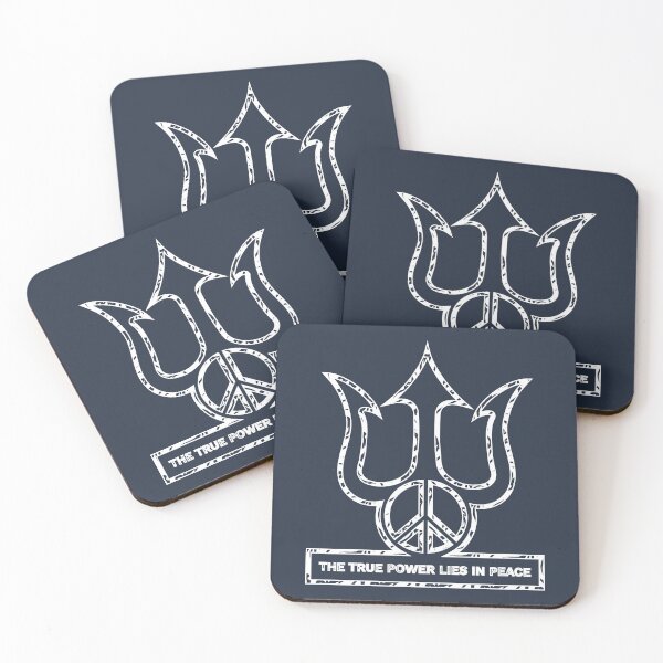 Item preview, Stylish Harmonic Peace Symbol - Trident Combination designed and sold by The Abstract Vision.