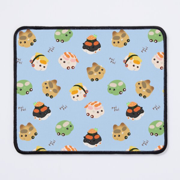 Item preview, Sushi Molcars Assorted Pui Pui Molcar Characters Toss Design - Blue designed and sold by BlossomCreative.
