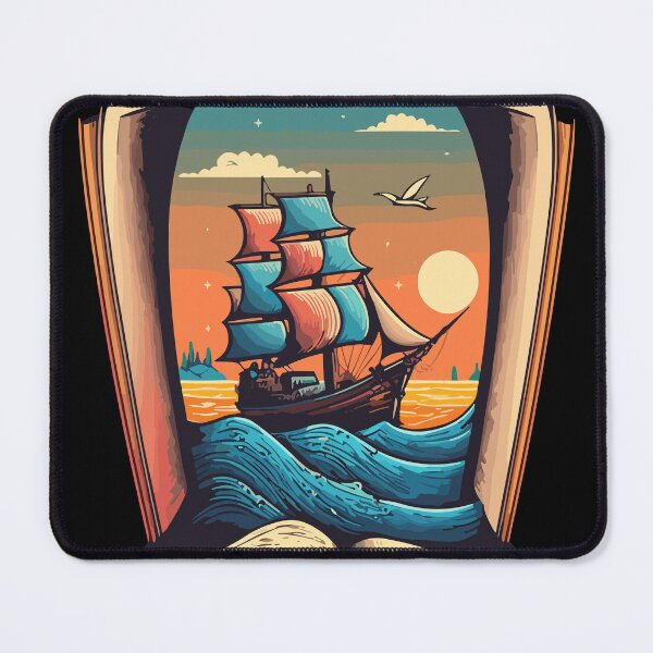 Item preview, Reading Books On A Boat designed and sold by Style PoP.