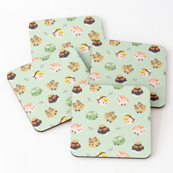 Item preview, Sushi Molcars Assorted Pui Pui Molcar Characters Toss Design - Green designed and sold by BlossomCreative.