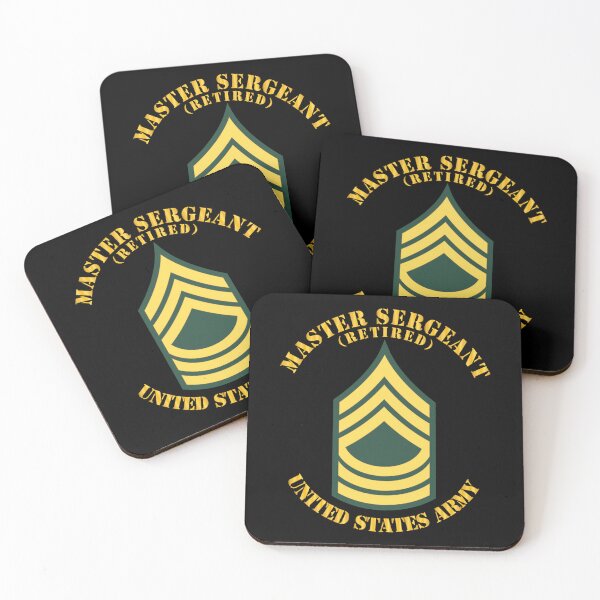 Item preview, Ejército - Alistados - MSG - Sargento mayor - Estándar - Retirado designed and sold by Military Insignia Products.