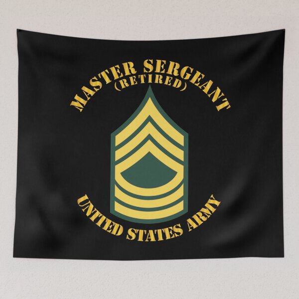 Item preview, Army - Enlisted - MSG - Master Sergeant  - Std - Retired designed and sold by Military Insignia Products.