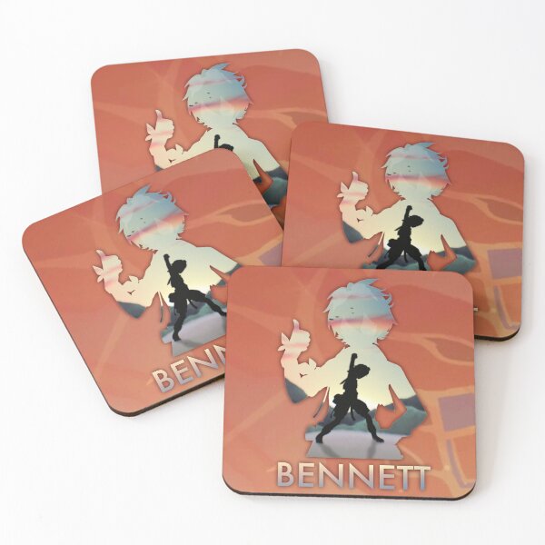 Item preview, Genshin Impact Bennett Silhouette Design designed and sold by Keziah Arts.