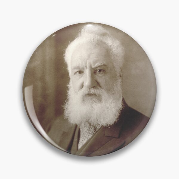 Item preview, Alexander Graham Bell Portrait designed and sold by CrankyOldDude.
