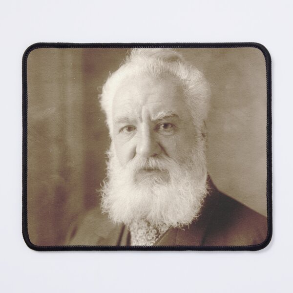 Item preview, Alexander Graham Bell Portrait designed and sold by CrankyOldDude.