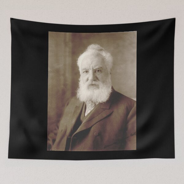 Item preview, Alexander Graham Bell Portrait designed and sold by CrankyOldDude.