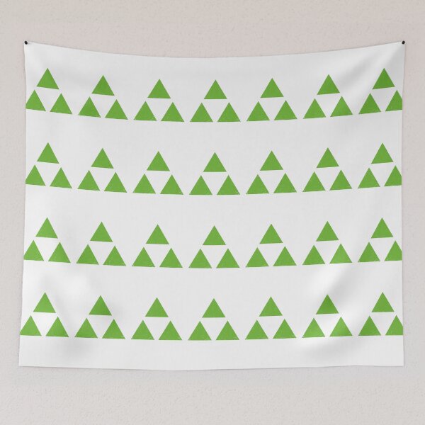 Item preview, Green Red Triangles designed and sold by Symbologee.