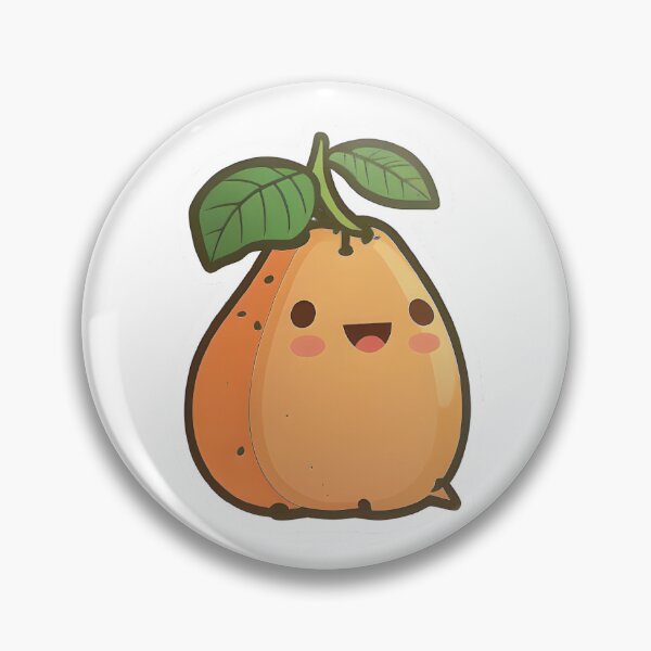 Item preview, Kawaii Papaya Food Papaya Cute Kawaii Papaya Sticker designed and sold by LuminaScribe.