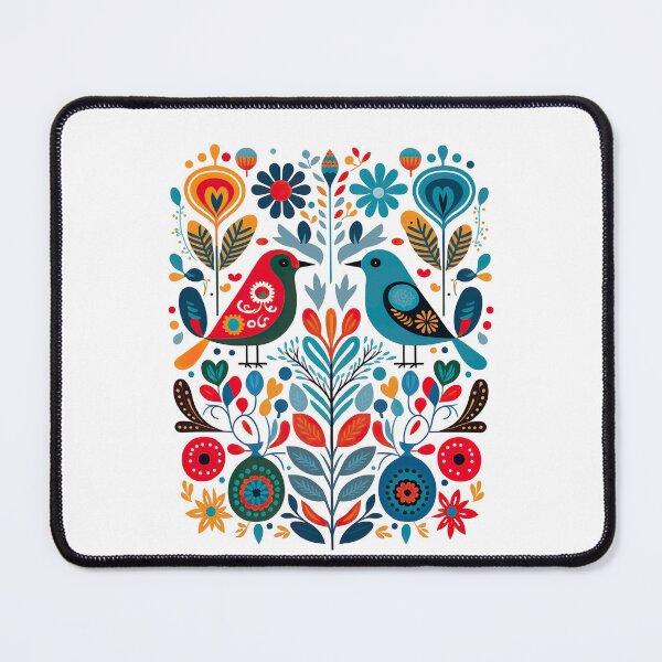 Item preview, Hygge Scandinavian Cottagecore Design of 2 Birds designed and sold by Kalligraphika.