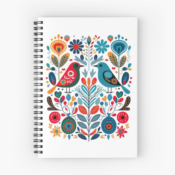 Item preview, Hygge Scandinavian Cottagecore Design of 2 Birds designed and sold by Kalligraphika.