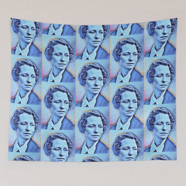 Item preview, Edna St. Vincent Millay artwork | Edna St. Vincent Millay Portrait | Edna St. Vincent Millay Wall Art  designed and sold by Suyogsonar25.