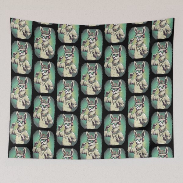 Item preview, dancing llama  designed and sold by WildPortrait.
