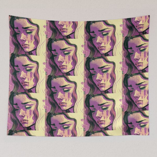Item preview, Vintage Pulp Comic Sad Girl 20 designed and sold by heyhannaleah.