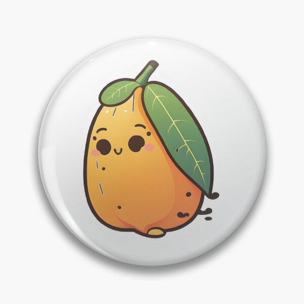 Item preview, Kawaii Papaya Food Papaya Cute Kawaii Papaya Sticker designed and sold by LuminaScribe.