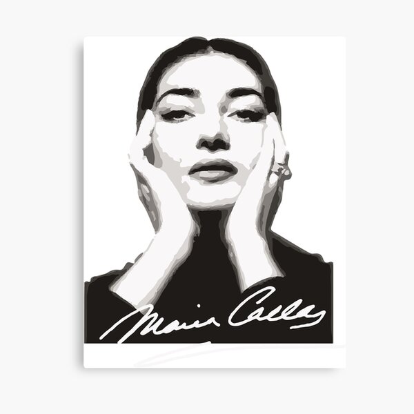 Art print POSTER Canvas Maria Callas on Stage
