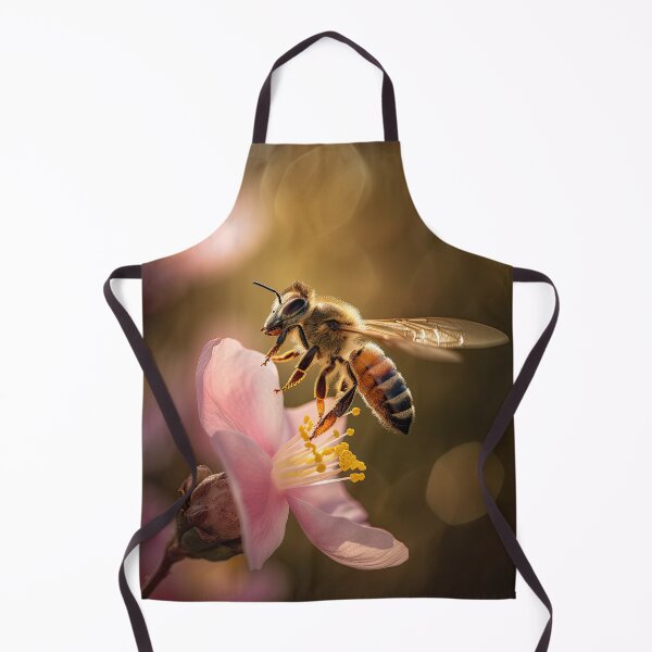 Item preview, Insects in Harmony: Honey Bee and Blooming Flower designed and sold by Rainz1201.