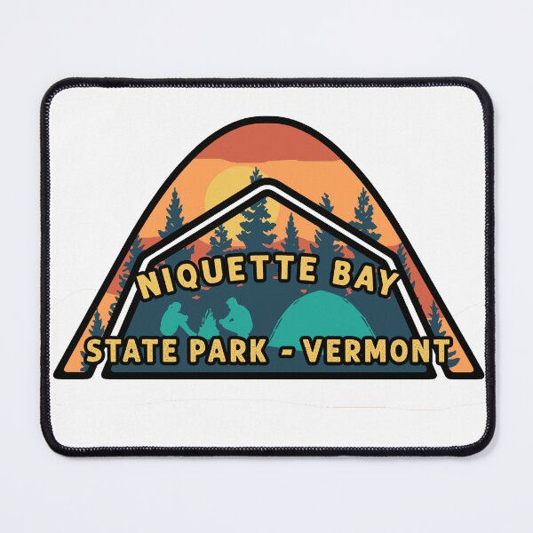 Item preview, Niquette Bay State Park Vermont Tent Logo designed and sold by VanyaKar.