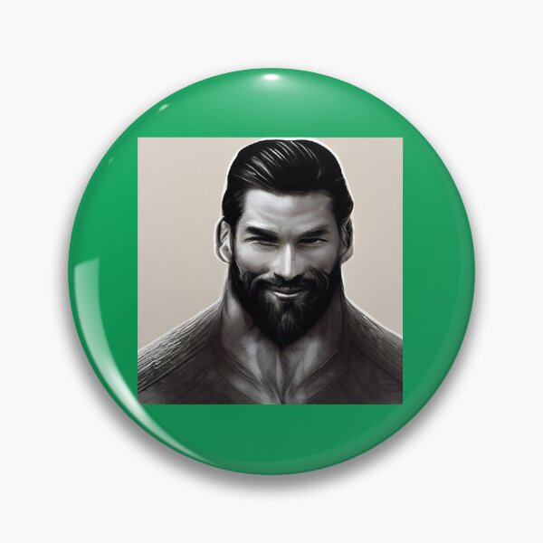 Item preview, Portrait of Giga Chad - The Muscle Meme King Classic   designed and sold by TylaMclaren.