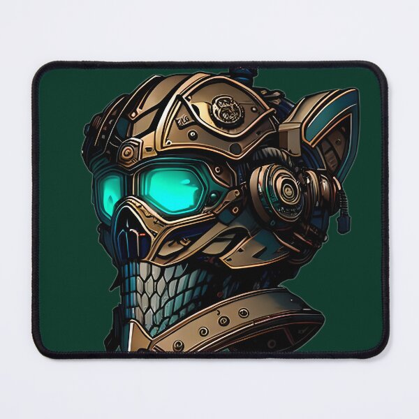 Item preview, Metallic Marvel - A Portrait of a Mechanical Bronze Skull designed and sold by GalihDA.