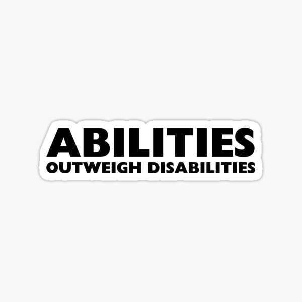Item preview, Abilities Outweigh Disabilities Autism Awareness Month Gift  designed and sold by MouDantArts.