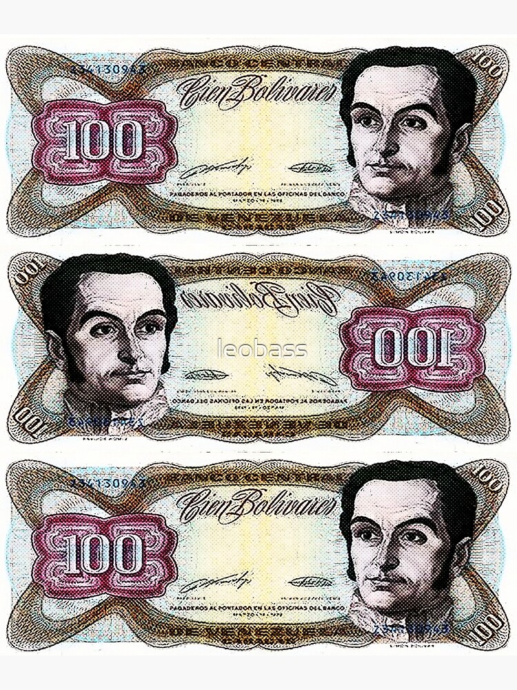 "TICKET VENEZUELA 100" Poster by leobass | Redbubble