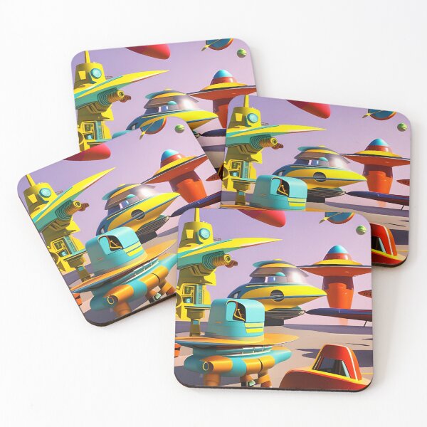 Item preview, MidCentury Visions (Space and Robots 3) designed and sold by PixelatedPaints.