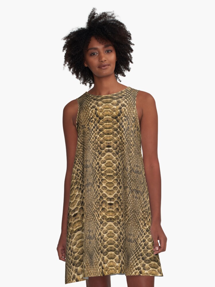 Faux on sale snakeskin dress