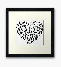 Yoga Love Framed Print