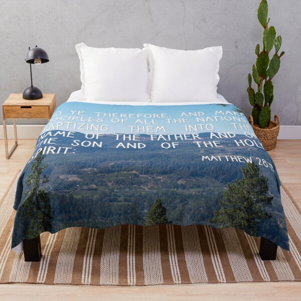 Item preview, Matthew 28 19 - Make Disciples Baptize Them - Inspirational Bible Verse designed and sold by InsprtnlArtbyDP.