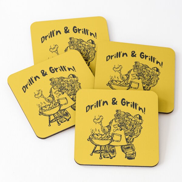 Item preview, Deep Rock Galactic - Drill'n & Grill'n designed and sold by WhatWhatDesigns.