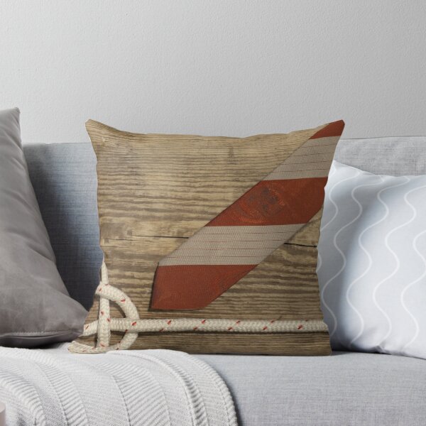Item preview, tied sea knot heart wooden background flat lay designed and sold by mrivserg.