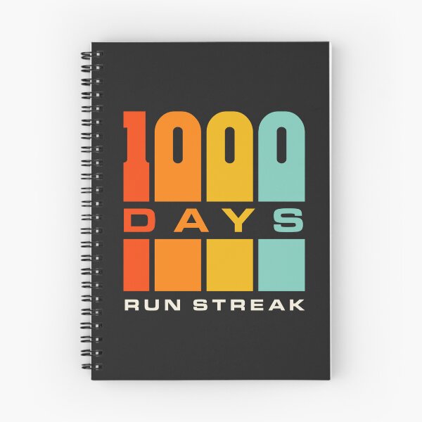 Item preview, Run Streak Run Streaker 1,000 Days of Running Comma Day designed and sold by yelly123.