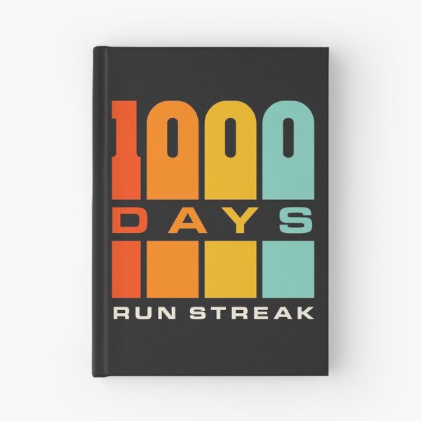 Item preview, Run Streak Run Streaker 1,000 Days of Running Comma Day designed and sold by yelly123.