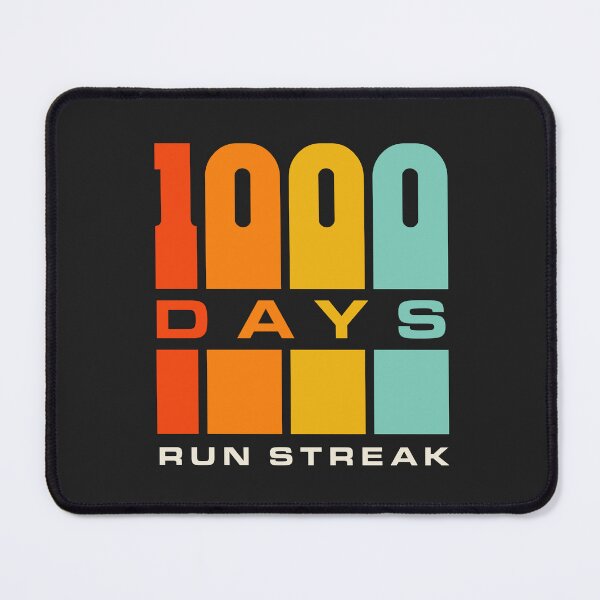 Item preview, Run Streak Run Streaker 1,000 Days of Running Comma Day designed and sold by yelly123.