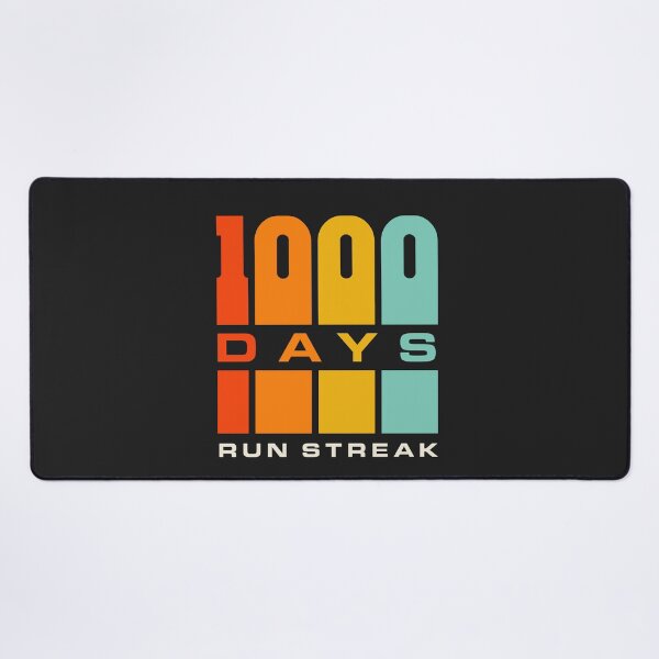 Item preview, Run Streak Run Streaker 1,000 Days of Running Comma Day designed and sold by yelly123.