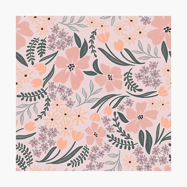 Item preview, Sunset Wildflower designed and sold by MerelyDesignsCo.