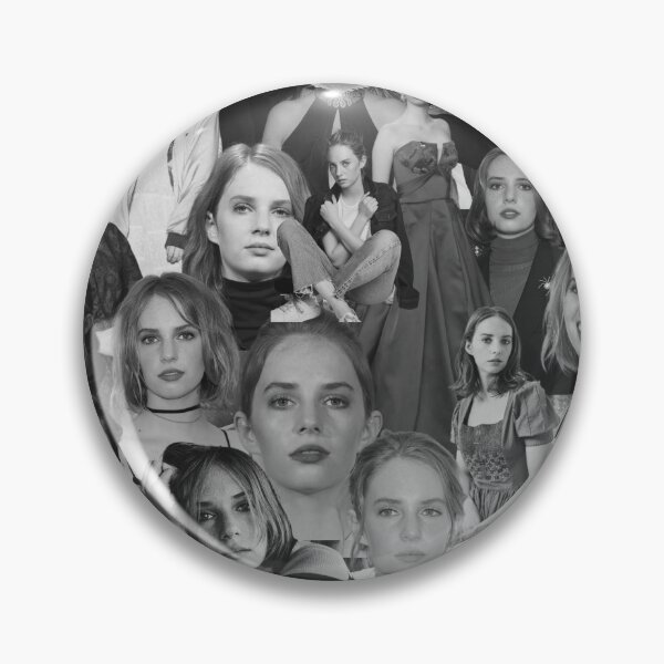 Item preview, Maya Hawke Abstract Collage Art - Black and White Aesthetics designed and sold by CollageHeaven.