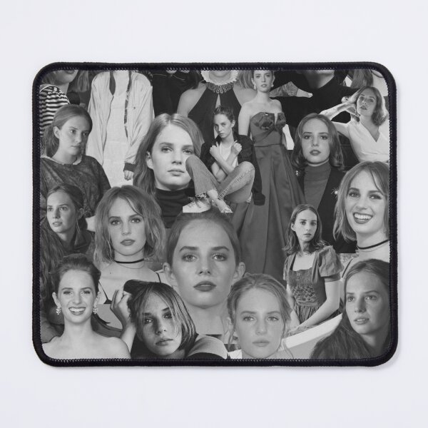 Item preview, Maya Hawke Abstract Collage Art - Black and White Aesthetics designed and sold by CollageHeaven.