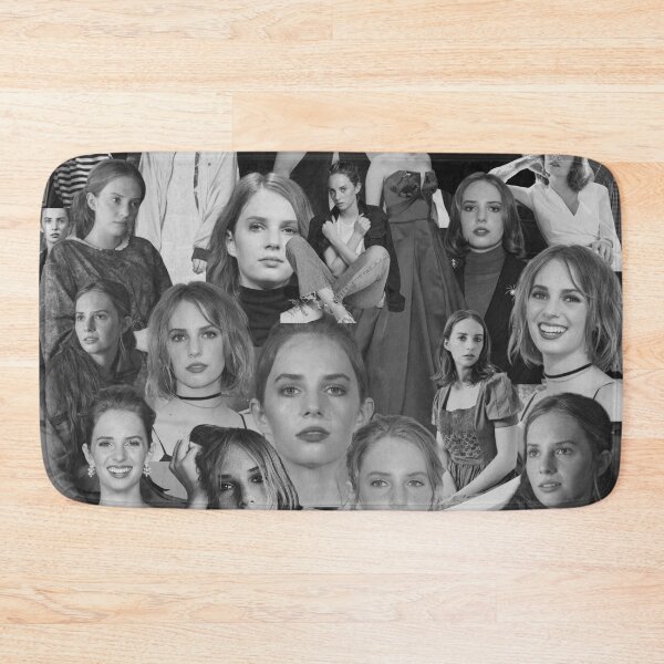 Item preview, Maya Hawke Abstract Collage Art - Black and White Aesthetics designed and sold by CollageHeaven.